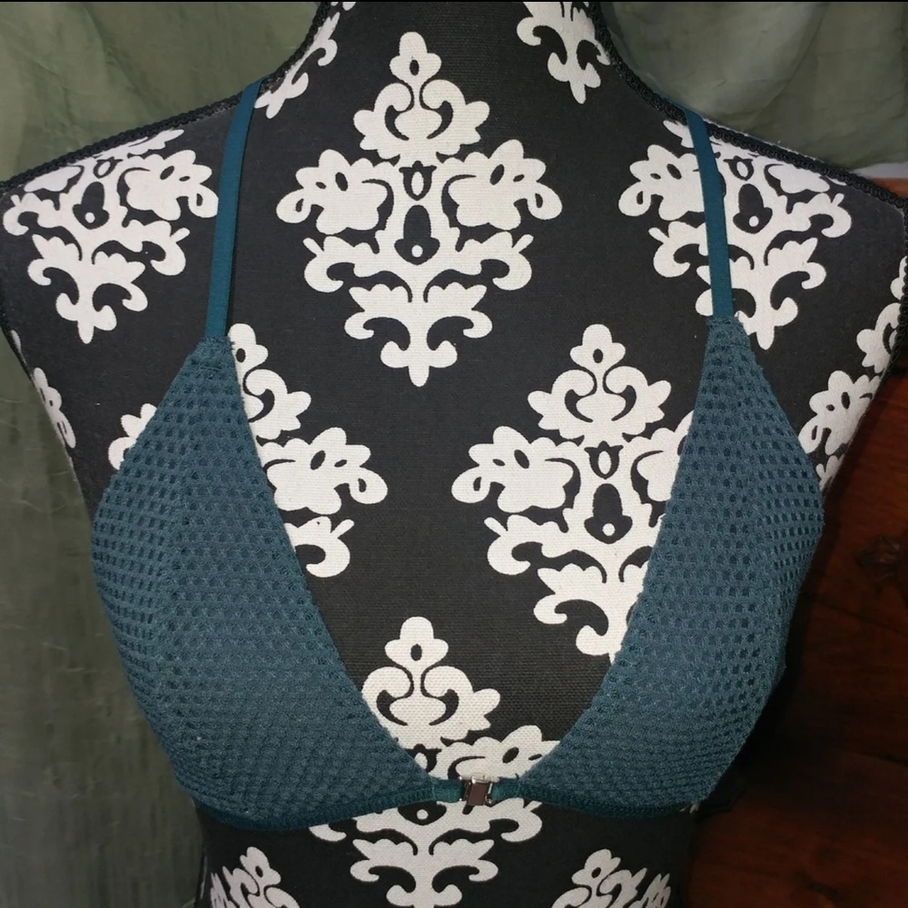 NEW FP | roll with it knit t strap bralette BLACK - Picture 6 of 8